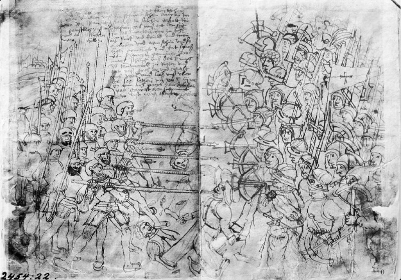 Battle at Old Älvsborg Castle in 1502, Västergötland, Sweden