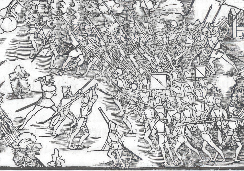 Zweihanders against pikes Battle of Kappel