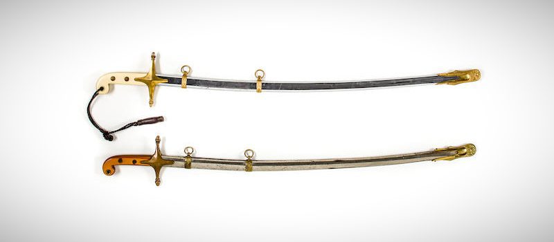A Pair Of Us Marine Corps Officers Swords Of Mameluke Design, 1930s