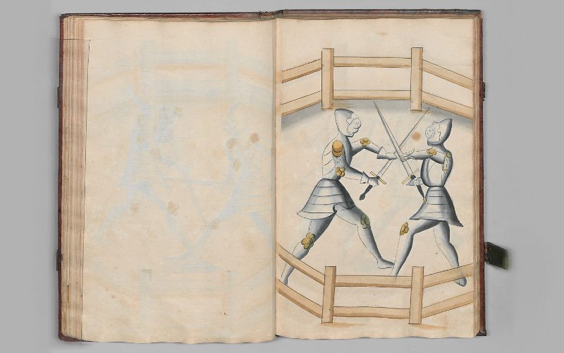 Fencing Book (Fechtbuch) 16th century copy of a mid-15th century manuscript