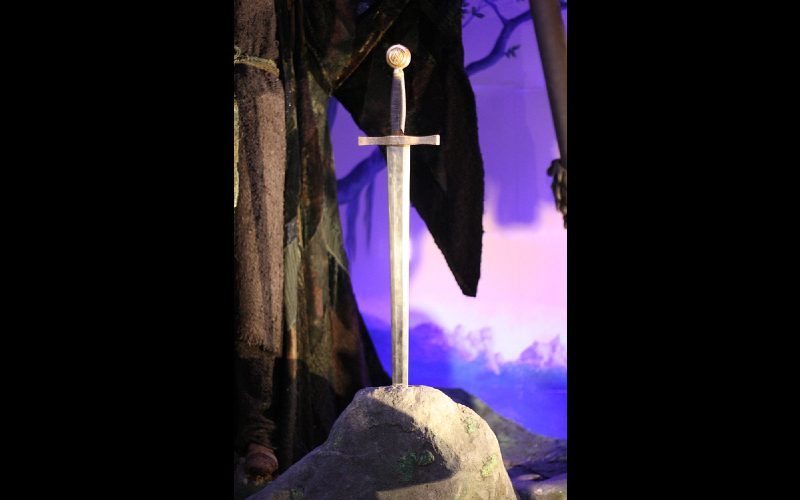 King Arthur's sword Excalibur from the 1981 Film 'Excalibur'.