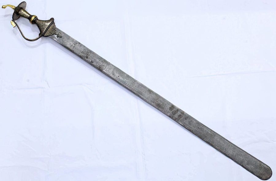 Rajasthan Gems Khanda Sword Damascus Steel