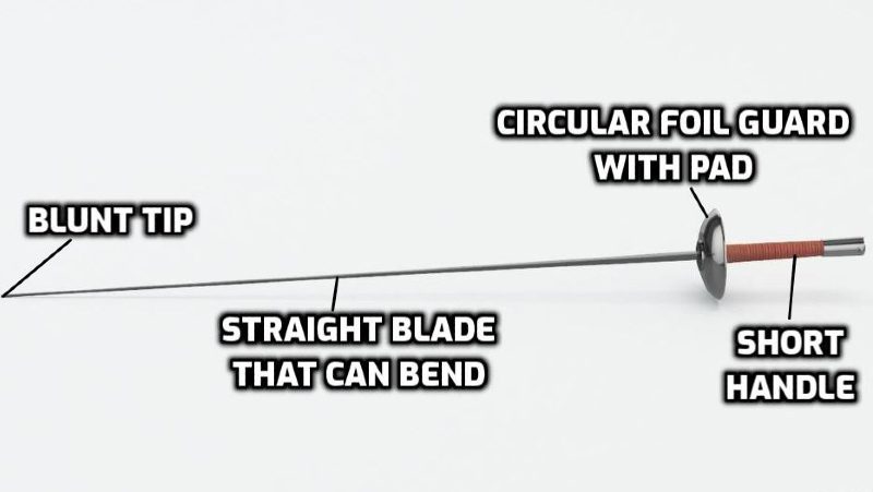 Foil Sword with details