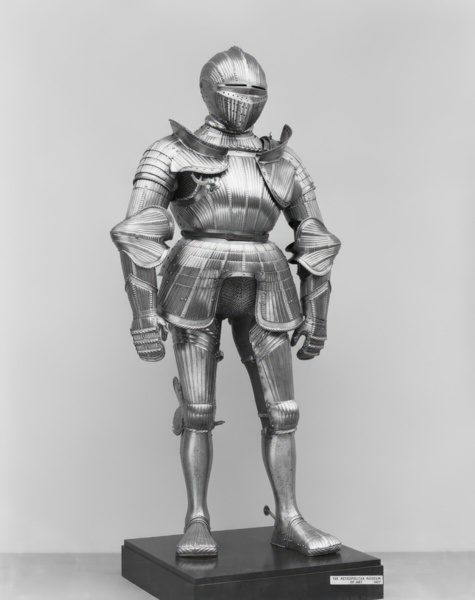 Example of a fluted armor German ca. 1535
