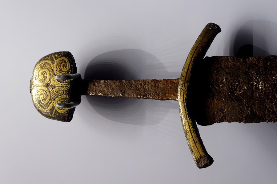 Hilt of Early Medieval Sword from Battersea