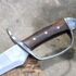 One-Handed Scimitar Sword with a Knuckle Guard