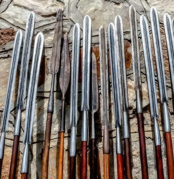 African Leaf Shaped Swords