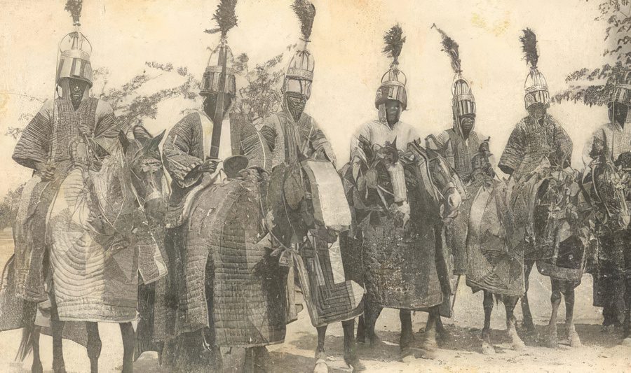 African heavy cavalry warriors