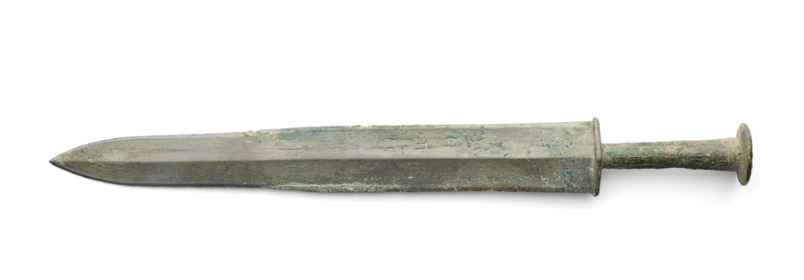 Archaic bronze Jian sword