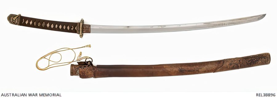 Japanese Army Officers Shin gunto sword and scabbard