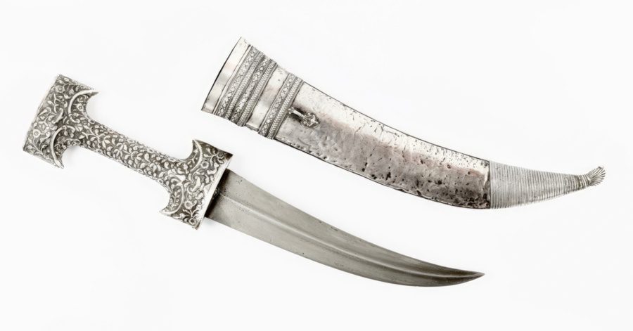 Silver mounted Ottoman dagger