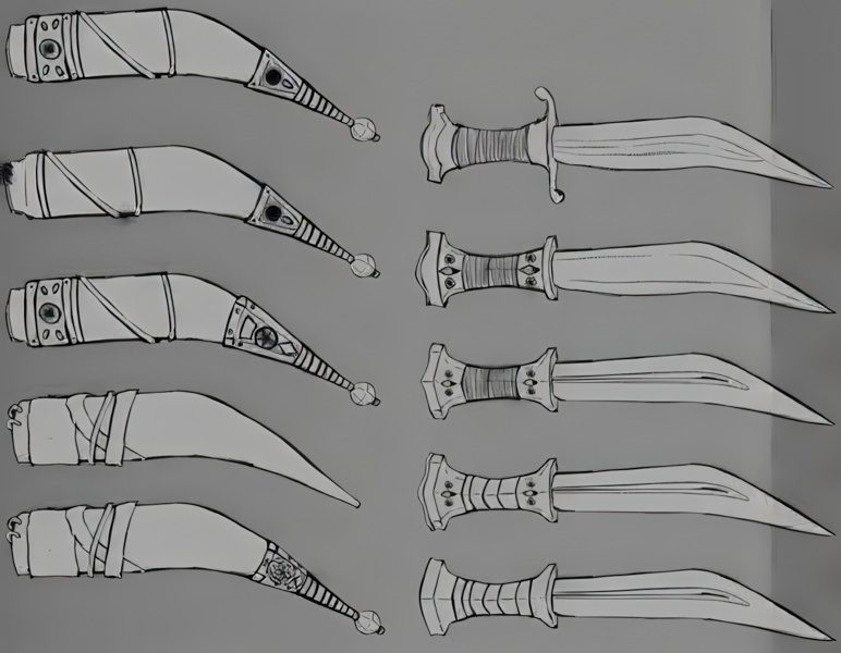 Types of Jile Dagger 1