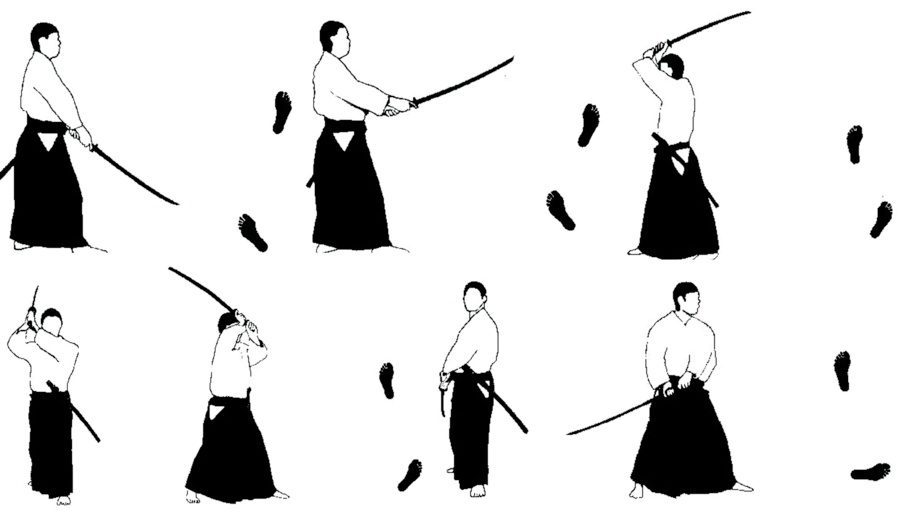 Japanese Sword Stances Movement