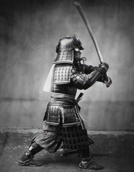 Samurai holding a Katana