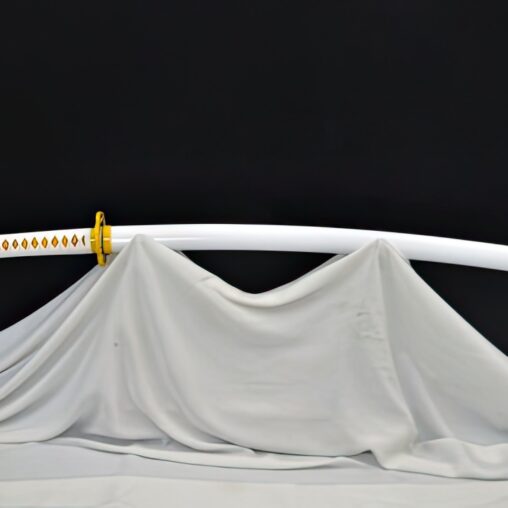 Zenitsu’s Sword Demon Slayer Cosplay 1060 Carbon Steel Sword