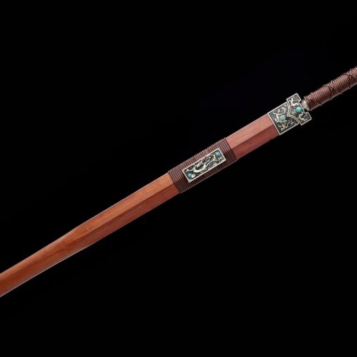 Han Jian Sword Four Beasts Pattern Steel