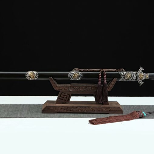 Mudan Jian Folded Pattern Steel Tempered