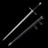 Euro #7 Two Handed Long Sword  – Leather Wrapped Grip