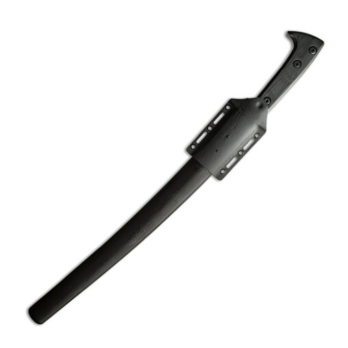 Waning Moon Yataghan with Oxidized Recurved Blade