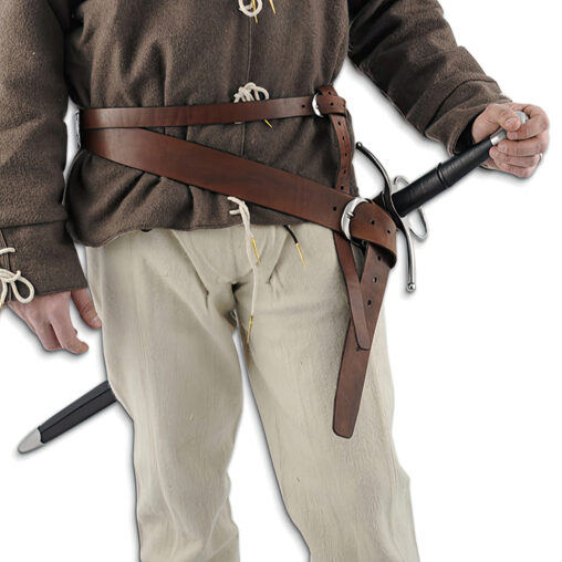 Broadsword Belt Right Hand 13th Century Style
