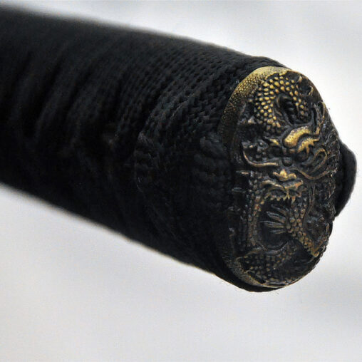 Handmade Japanese Dragon Tsuba Katana Sword T10 Steel