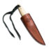 Mushroom Knife – Bone with Unique Belt Loop