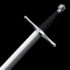 Euro #7 Two Handed Long Sword  – Leather Wrapped Grip