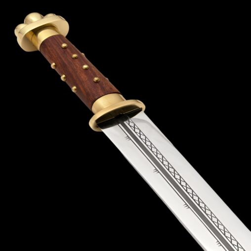 Viking Saxon Seax Studded Handle