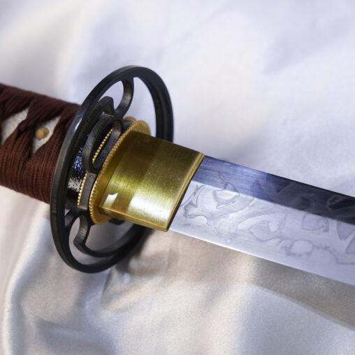 1095 Steel Hitatsura Style Hamon Katana