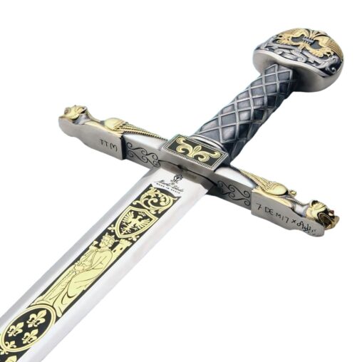 24K Gold Marto Charlemagne Sword