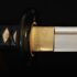 Wakizashi Damascus Steel Sword Full Tang Iron Tsuba