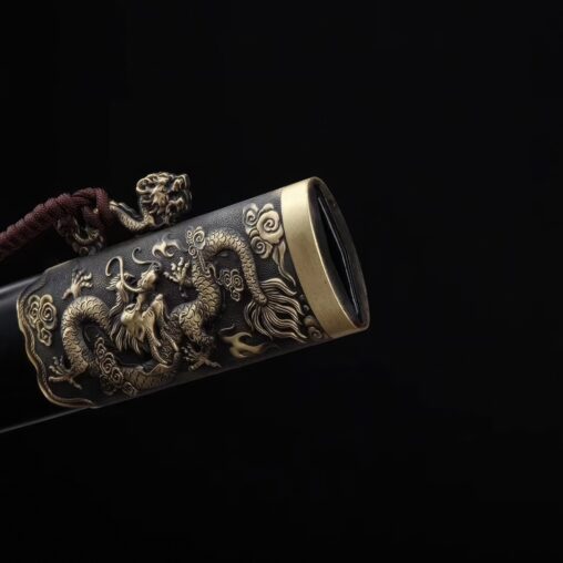 Chinese Dragon Jian Eight-Sided & Ebony Saya