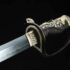 Japanese Saber 1095 Carbon Steel Sword Full Rayskin Saya Clay Tempered