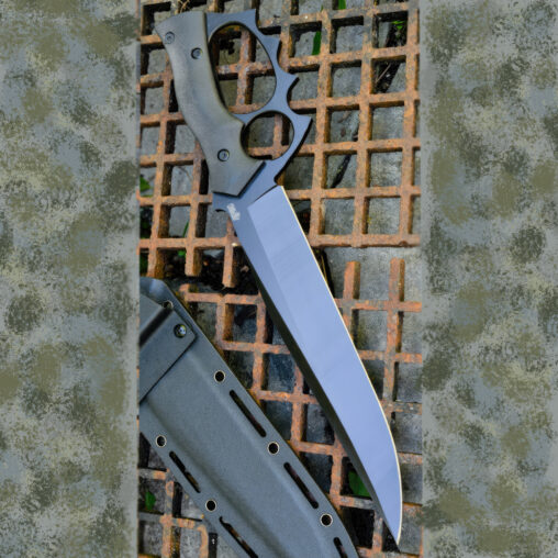 Last Chance Trench Bowie with Knuckle Duster Grip