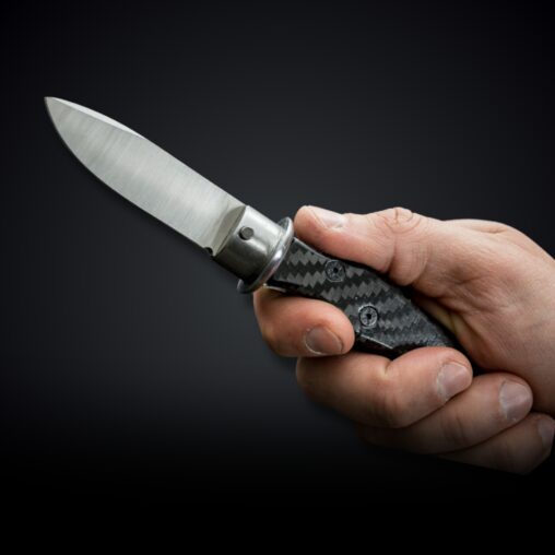 OSC-II Carbon Fiber Cane Sword w/ Lockback Knife