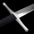 Euro #7 Two Handed Long Sword  – Leather Wrapped Grip