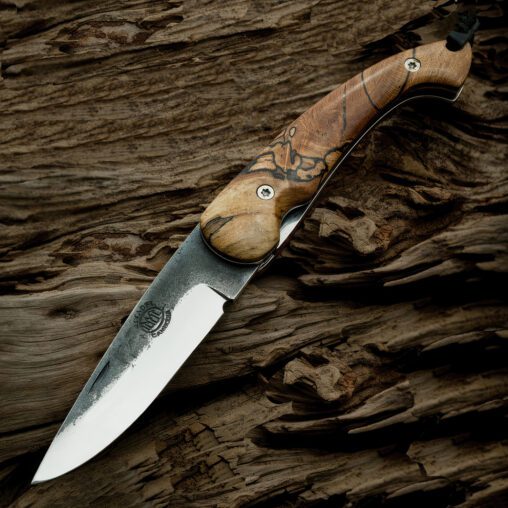 Trident – Forged Blade with Spalted Wood Scales
