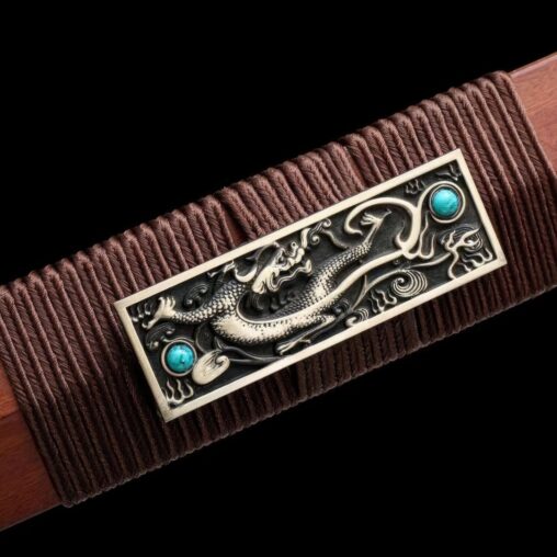 Han Jian Sword Four Beasts Pattern Steel