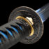 Blue Japanese Katana T10 Steel Sword