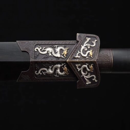 Tricolor Han Jian Dragon Clay Tempered Steel