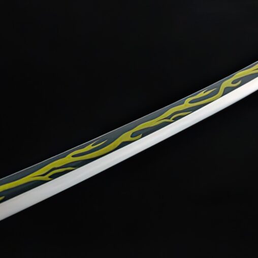 Zenitsu’s Sword Demon Slayer Cosplay 1060 Carbon Steel Sword