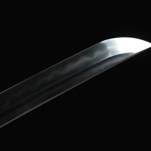 Japanese Saber 1095 Carbon Steel Sword Full Rayskin Saya Clay Tempered