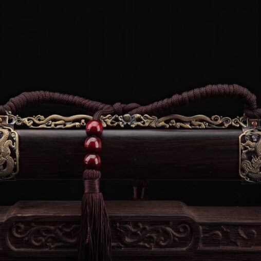 Ming Gong Jian Folded Steel & Ebony Saya