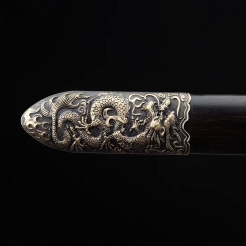 Chinese Dragon Jian Eight-Sided & Ebony Saya