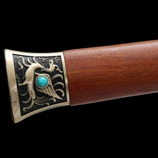 Han Jian Sword Four Beasts Pattern Steel