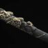 Japanese Saber 1095 Carbon Steel Sword Full Rayskin Saya Clay Tempered
