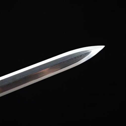 Ming Gong Jian Folded Steel & Ebony Saya