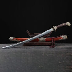 Chrysanthemum Qing Dao Folded Steel Hazuya Blade