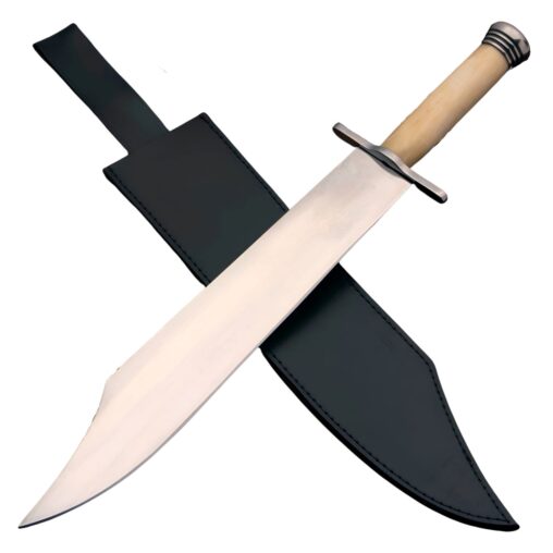 Functional Bone Handle Texas Bowie