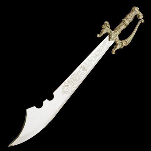 Islamic Engraved Arab Gold Cutlass